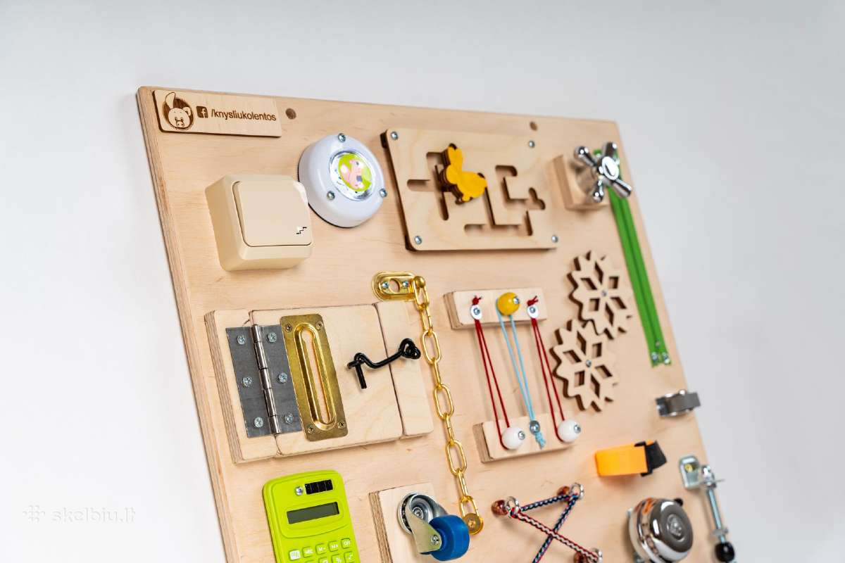 Lavinamieji žaislai/ lavinamoji lenta /busy board - nuotraukos Nr. 29