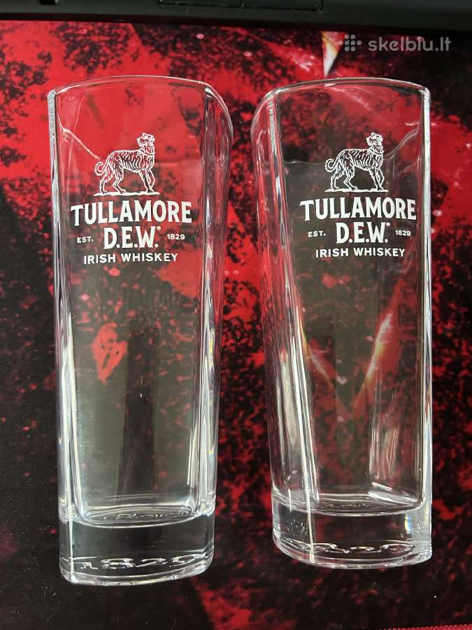 Tullamore viskio taurės