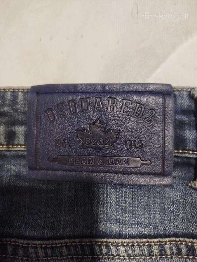 Dsquared2 džinsai prabangaus dizainerio - nuotraukos Nr. 3