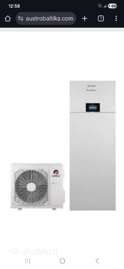 Šilumos siurblys oras-vanduo 16kw