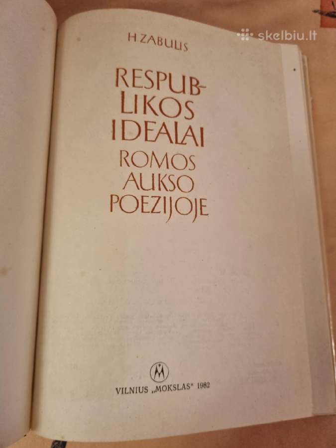 Respublikos idealai Romos aukso poezijoje - nuotraukos Nr. 2