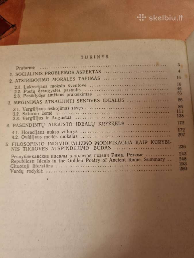 Respublikos idealai Romos aukso poezijoje - nuotraukos Nr. 4