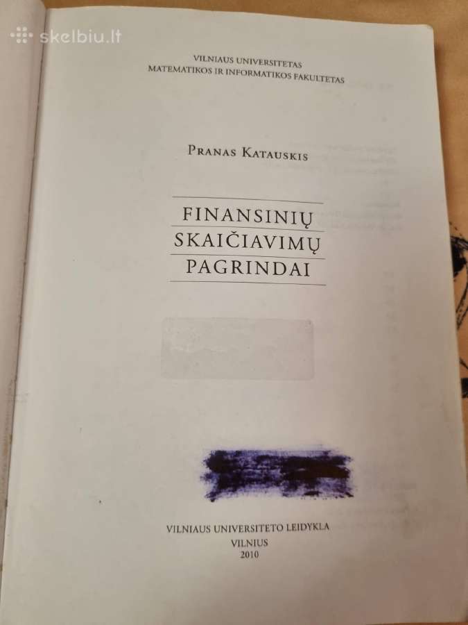 Finansinių skaičiavimų pagrindai - nuotraukos Nr. 2