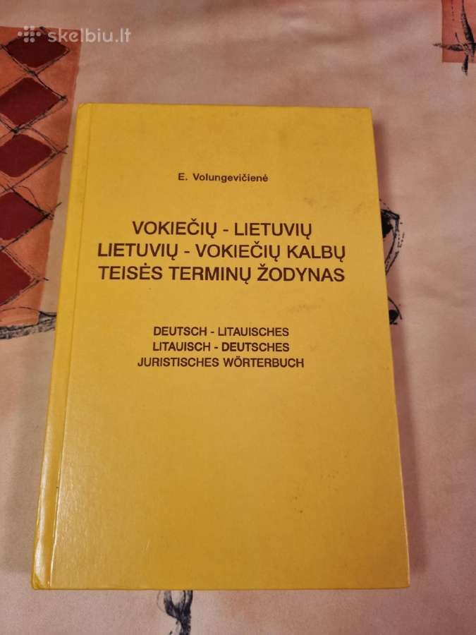 Vokiečių-lietuvių , lietuvių -vokiečių teisės term