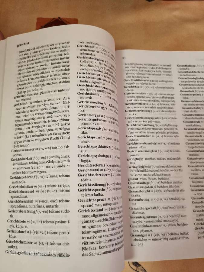 Vokiečių-lietuvių , lietuvių -vokiečių teisės term - nuotraukos Nr. 3