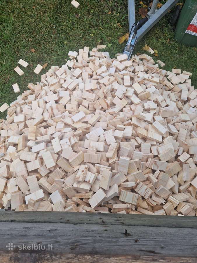 Sausos pušinės lentelės prakurai, kūrenimui, 110