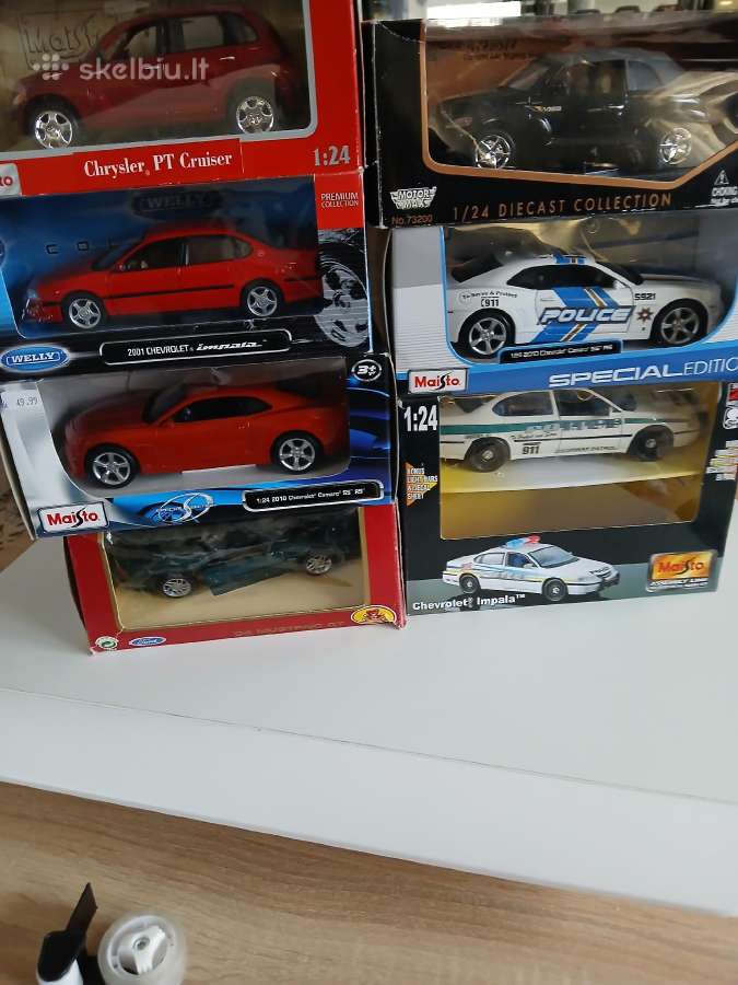 Chevrolet amerikietiški automobiliai 1:24