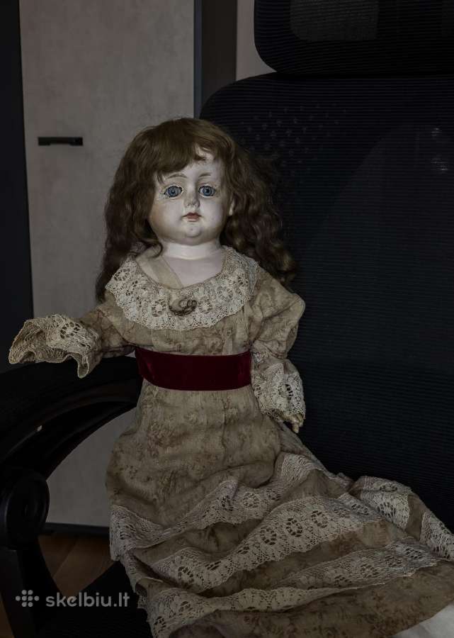 Antikvarinė papjė mašė lėlė - nuotraukos Nr. 7