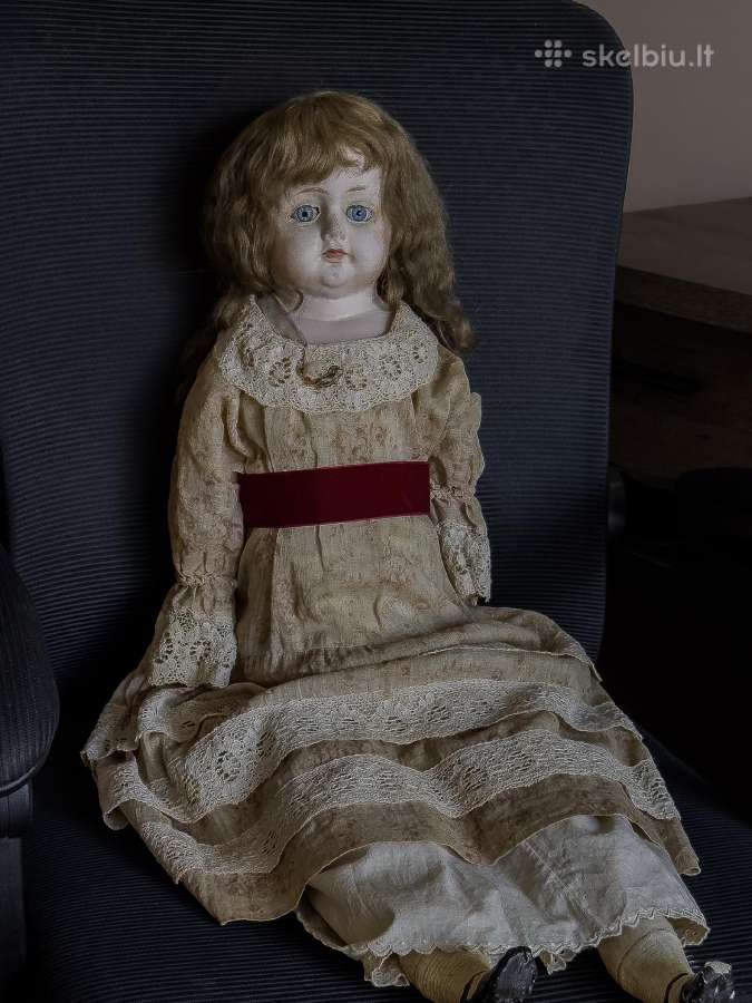 Antikvarinė papjė mašė lėlė - nuotraukos Nr. 11
