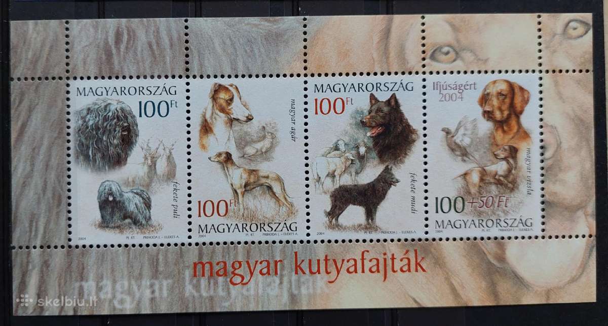 Vengrija 2004 šunis, švarus, Michel block288