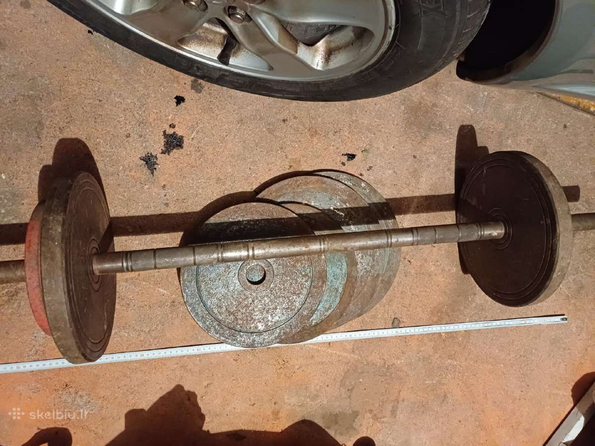 Štanga 40 + 27 kg