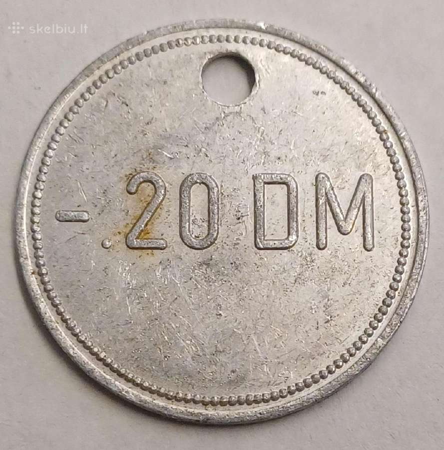 Žetonas 20 Dm