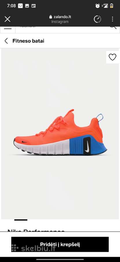 Nike free metcon 6 , 44.5 d - nuotraukos Nr. 5