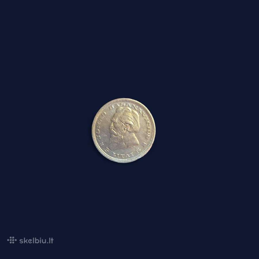 J. Basanavičius 5 Litai 1936 m.
