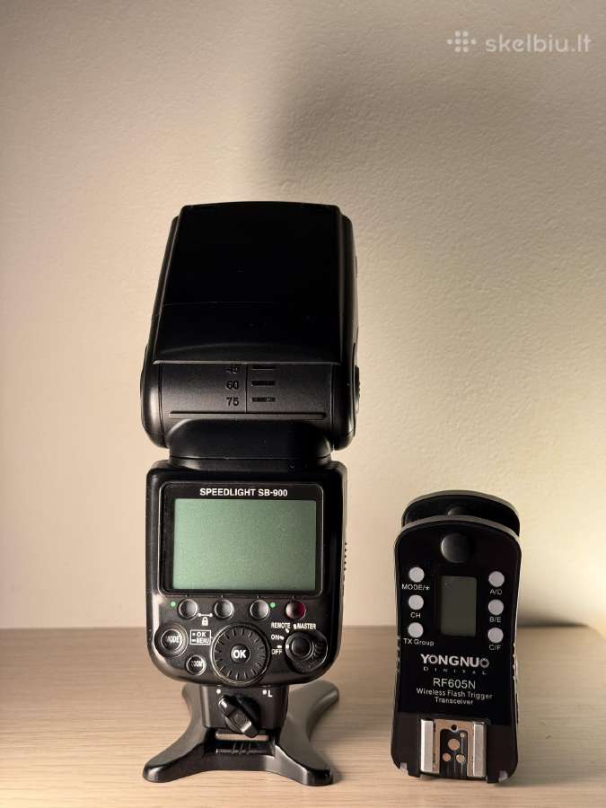 Nikon blykstė SB-900 + dovana - nuotraukos Nr. 2