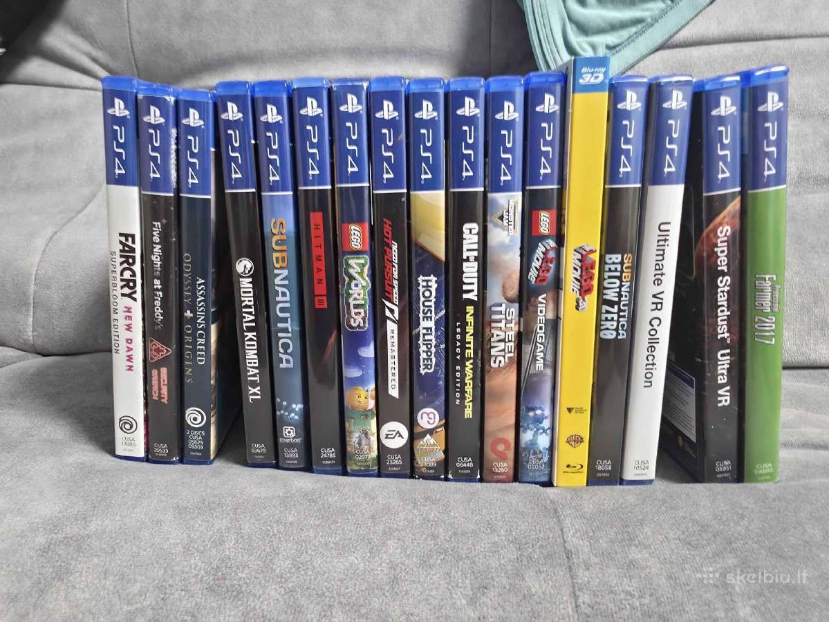 Parduodami naudoti Ps4 žaidimai