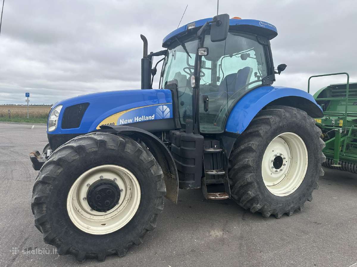 Traktorius new holland t6080 puikaus stovio - nuotraukos Nr. 2