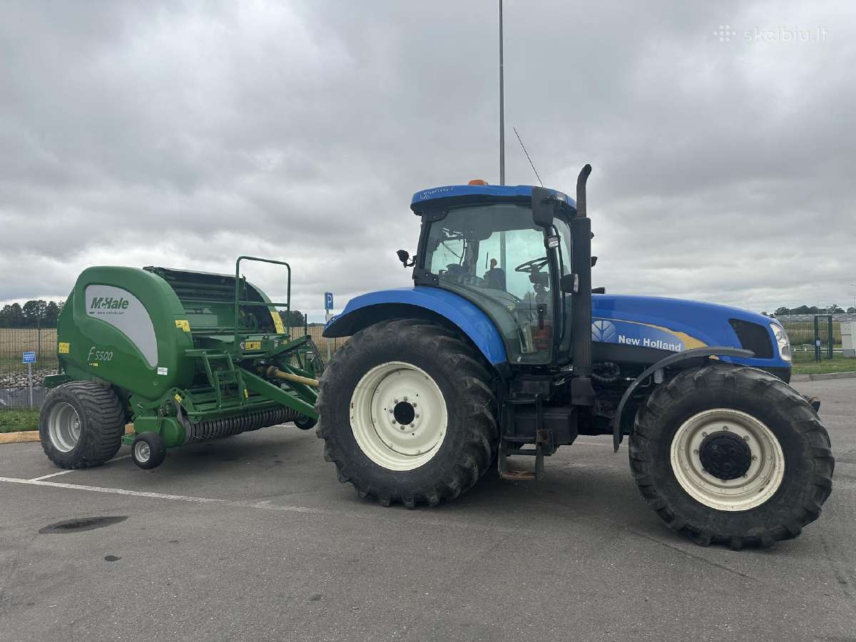 Traktorius new holland t6080 puikaus stovio - nuotraukos Nr. 3