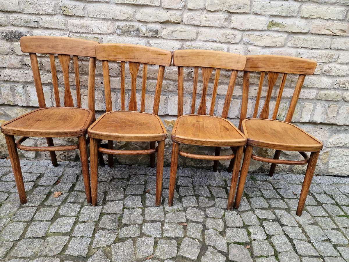 Vintažinės bukmedžio kėdės "Mundus" - nuotraukos Nr. 2