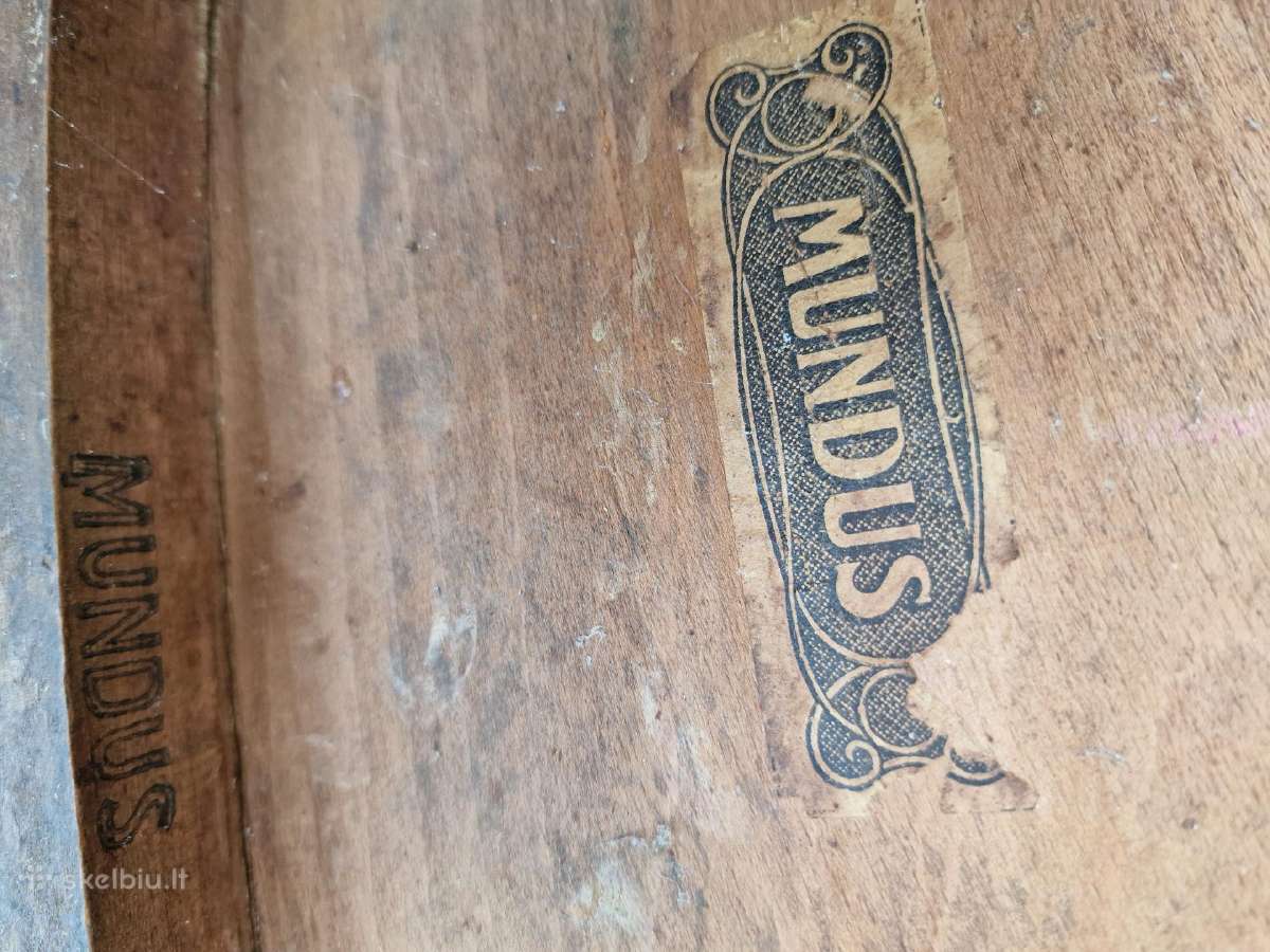 Vintažinės bukmedžio kėdės "Mundus" - nuotraukos Nr. 12