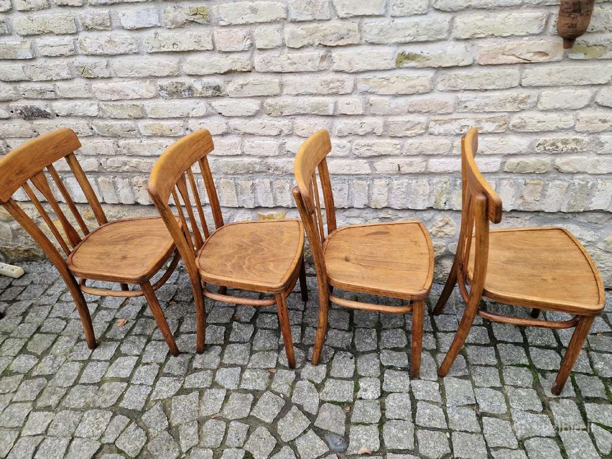 Vintažinės bukmedžio kėdės "Mundus" - nuotraukos Nr. 21