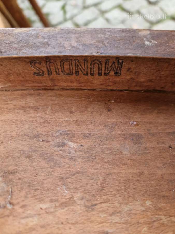 Vintažinės bukmedžio kėdės "Mundus" - nuotraukos Nr. 25