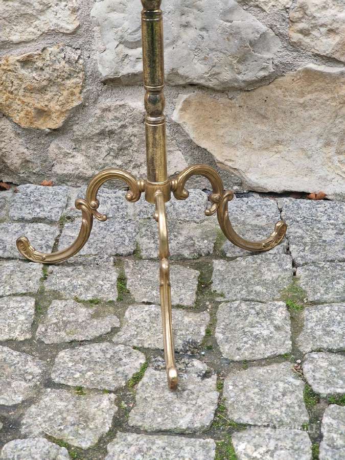 Vintažinis žalvarinis staliukas su oniksu - nuotraukos Nr. 16