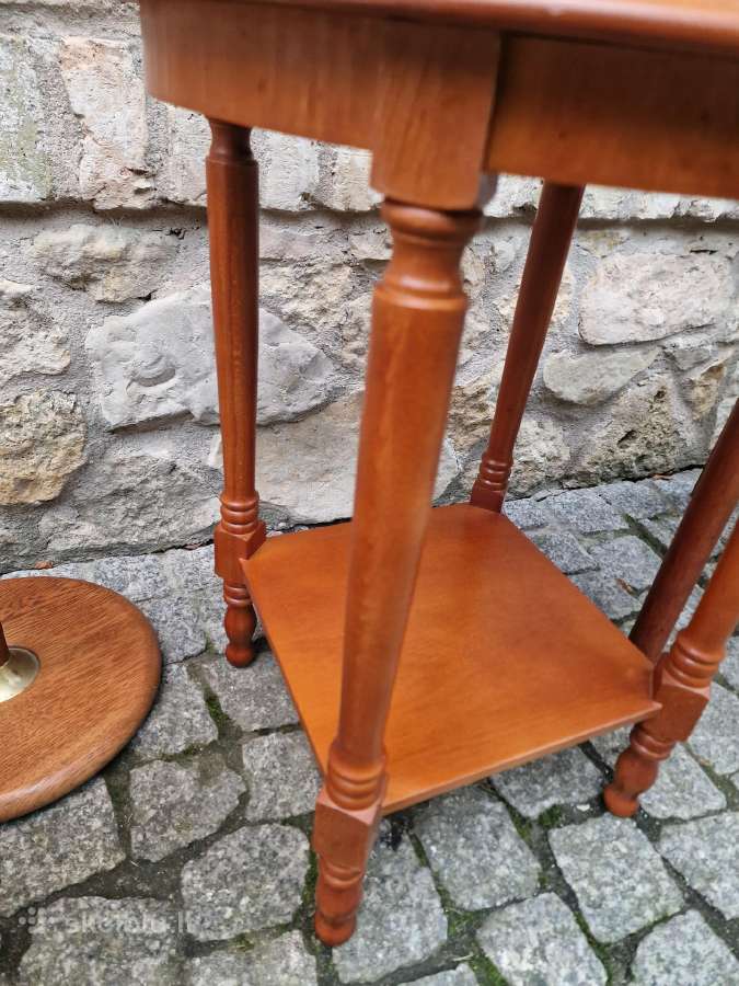 Vintažinis mid century tikmedžio staliukas - nuotraukos Nr. 20