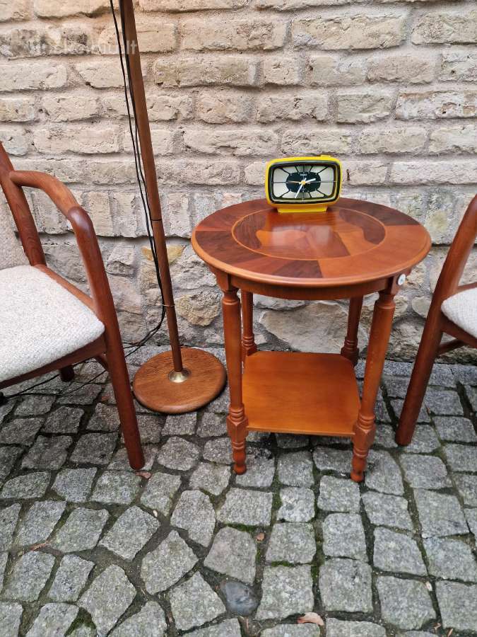 Vintažinis mid century tikmedžio staliukas - nuotraukos Nr. 21