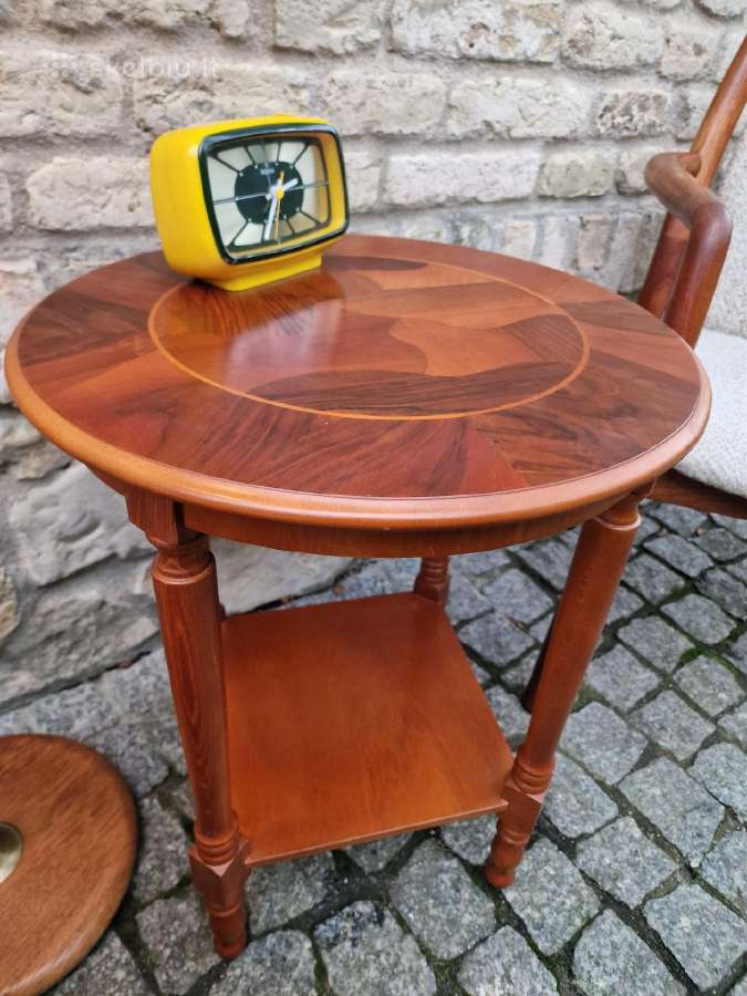 Vintažinis mid century tikmedžio staliukas - nuotraukos Nr. 24