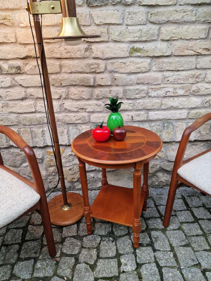 Vintažinis mid century tikmedžio staliukas - nuotraukos Nr. 37