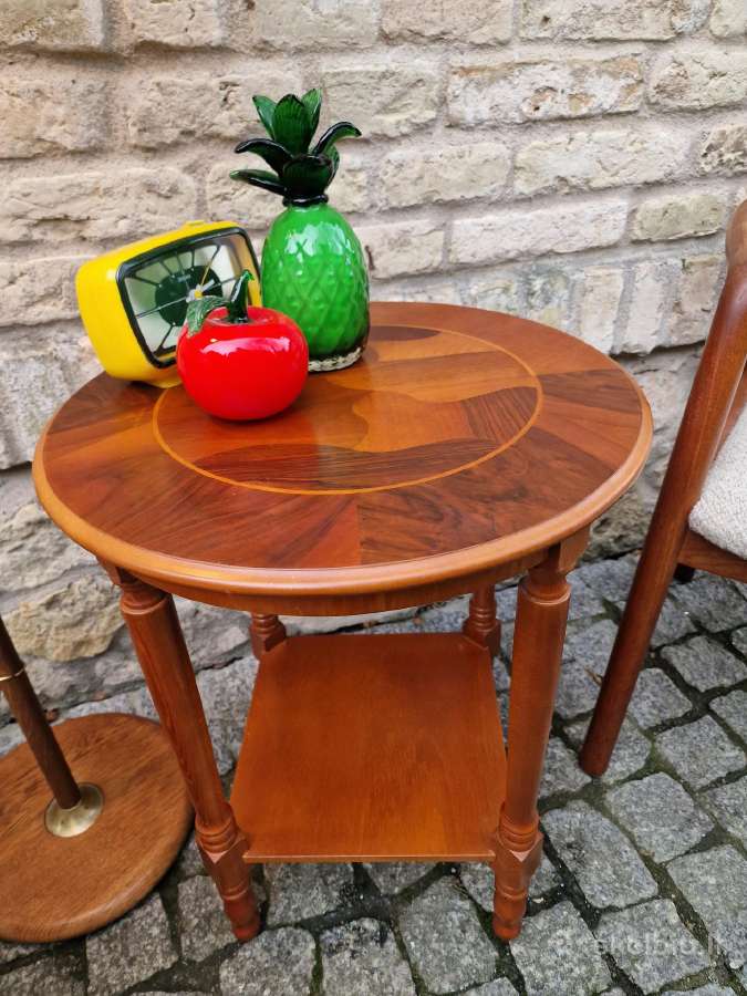 Vintažinis mid century tikmedžio staliukas - nuotraukos Nr. 38