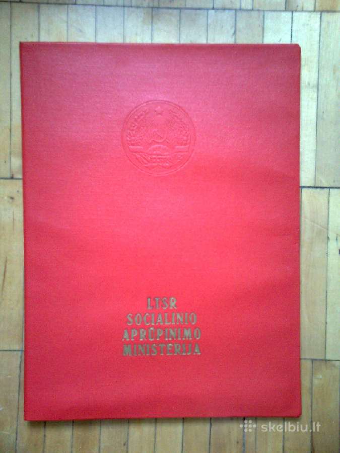 Lietuvos Tsr soc. aprupinimo garbes rastai 1960 m. - nuotraukos Nr. 7