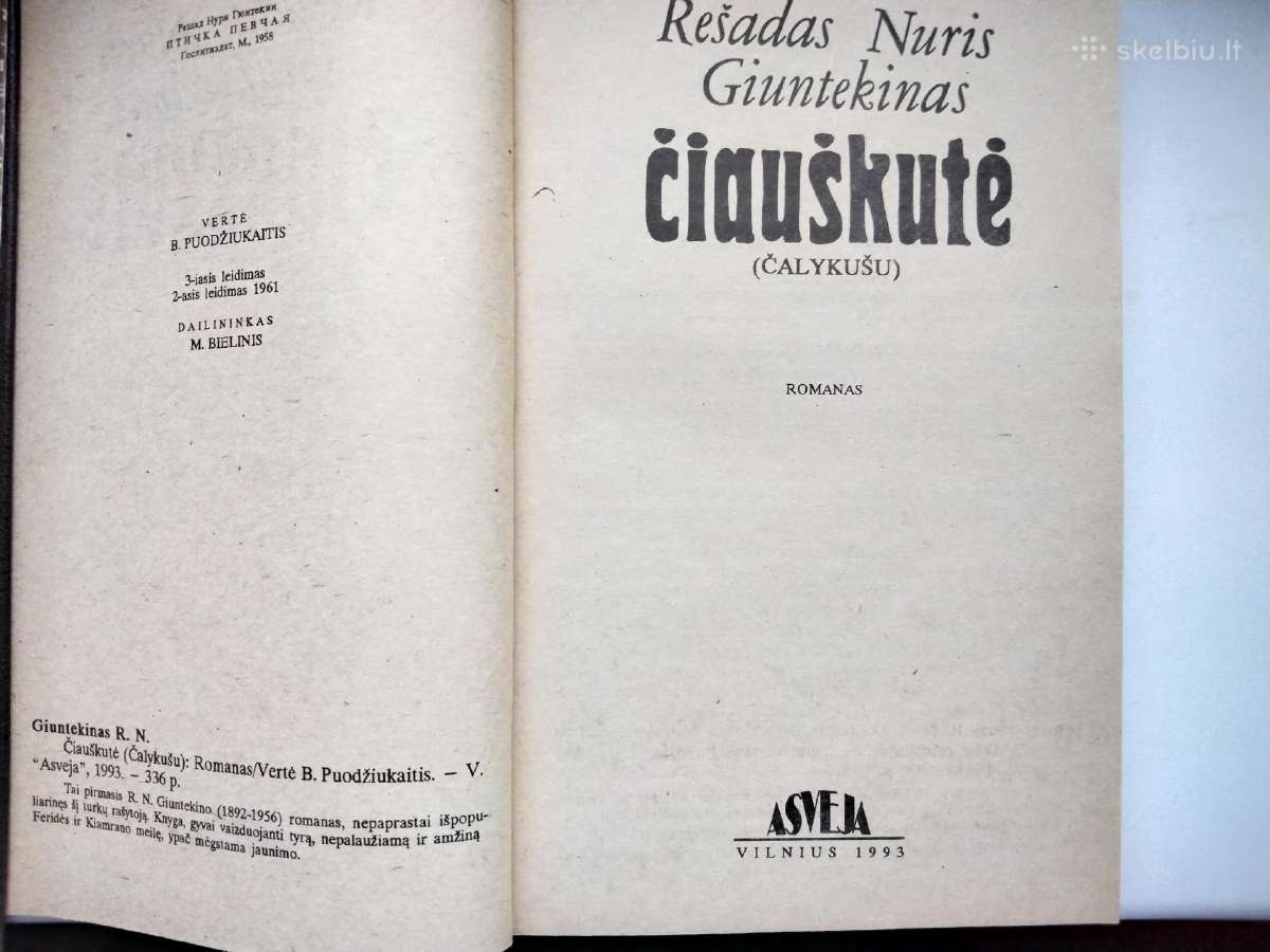 R. N. Giuntekinas. Čiauškutė (Čalykušu) - nuotraukos Nr. 2