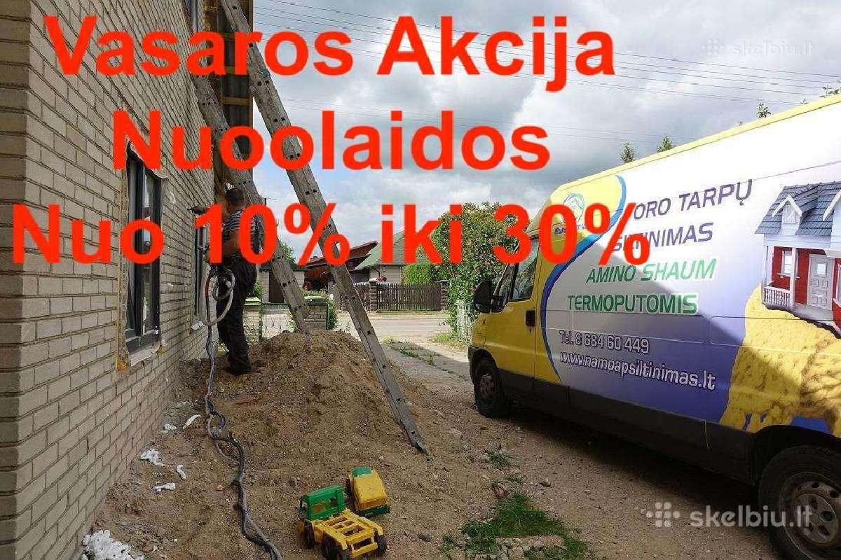 Sienų Oro tarpo siltinimas vokiska termo puta - nuotraukos Nr. 2