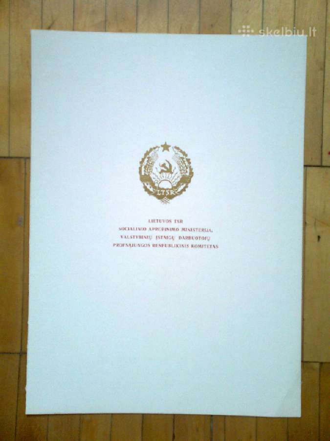 Ltsr soc. aprupinimo prof. komiteto garbes rastai