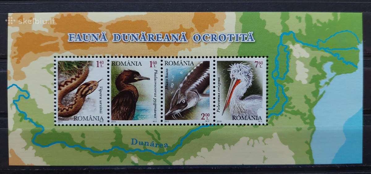 Rumunija 2010 fauna, švarus, Michel block470