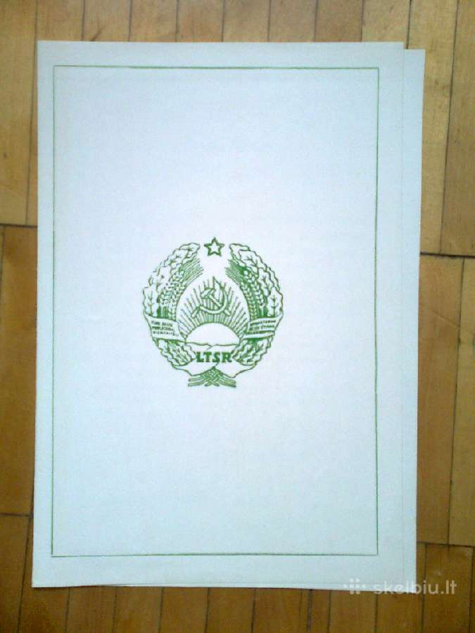 Ltsr soc. aprupinimo prof. komiteto garbes rastai - nuotraukos Nr. 7