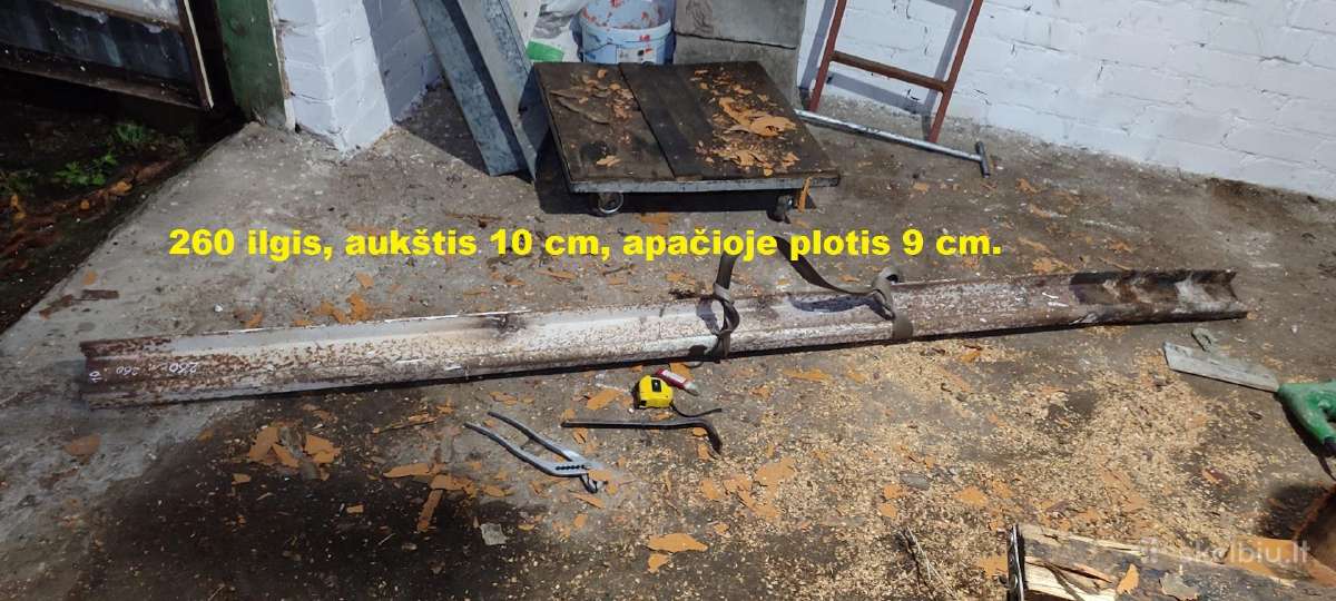 Mažasis traukinio bėgelis - sija - šveleris