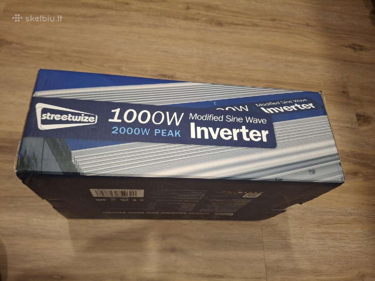 Streetwize 1000w Modified Sine Wave inverteris - nuotraukos Nr. 2