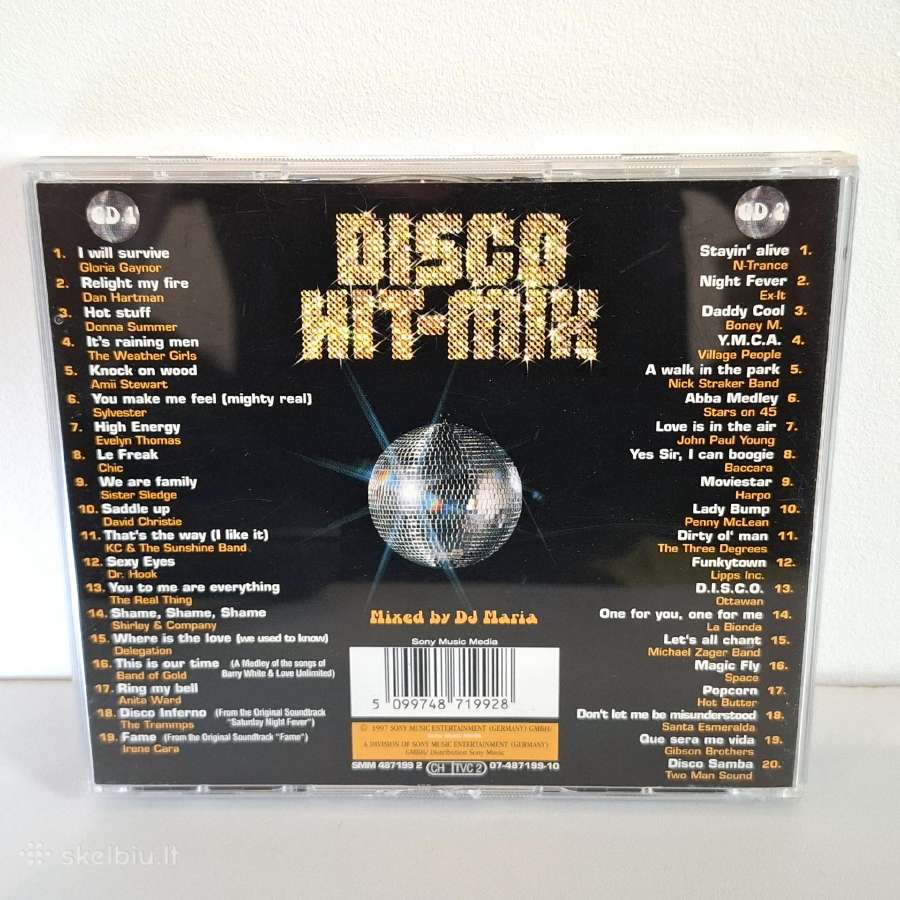 Disco Hit-mix Vol.1 (2 x CD, rinkinys) - nuotraukos Nr. 2