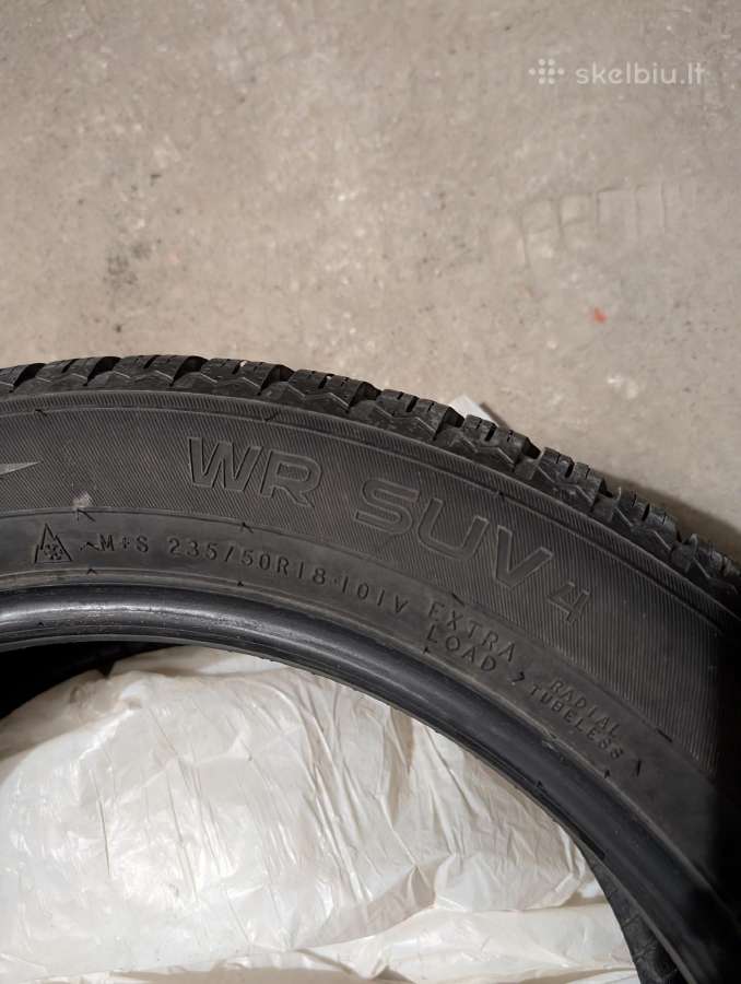 Žieminės padangos Nokian WR Suv 235/50 R18 - nuotraukos Nr. 6