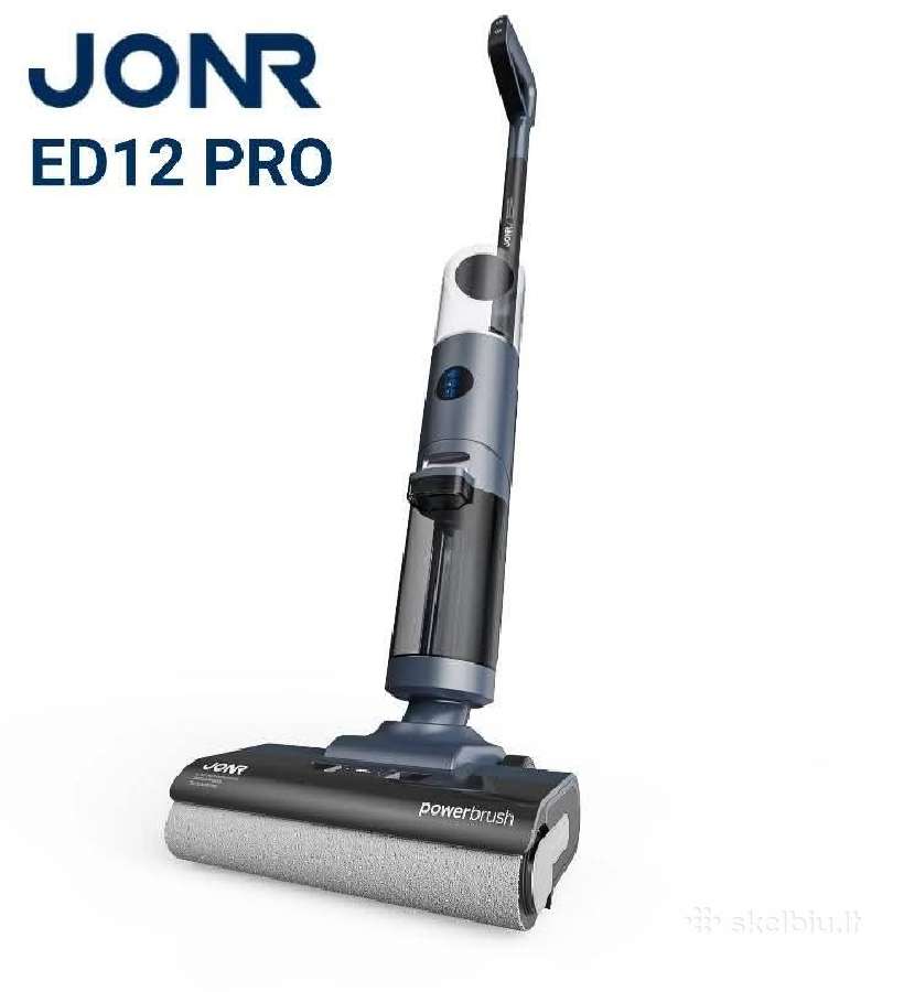Plaunantis Jonr Ed12 Pro siurbia, plauna, džiovina