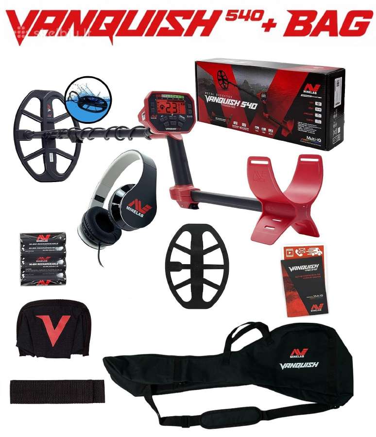 Minelab Vanquish 540 Pro-pack Pro-find 20 Pinpoint