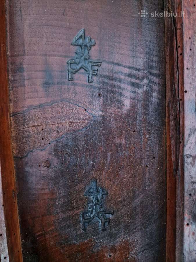 Vintažinė praeito šimtmečio folk art st.kėdė - nuotraukos Nr. 16