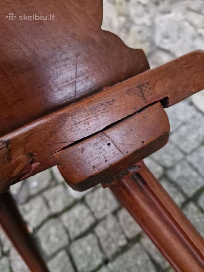 Vintažinė praeito šimtmečio folk art st.kėdė - nuotraukos Nr. 18
