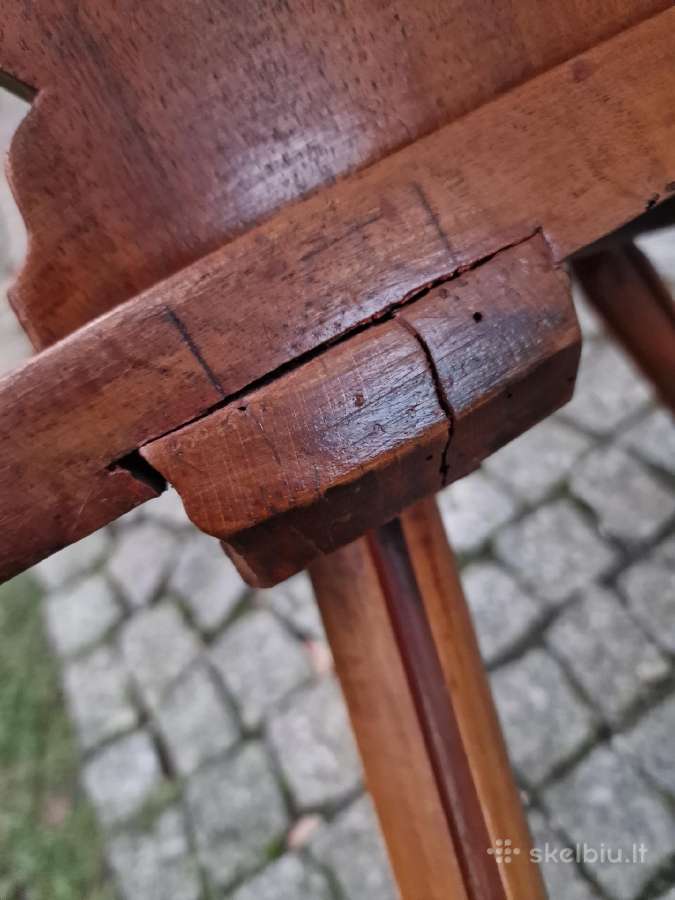 Vintažinė praeito šimtmečio folk art st.kėdė - nuotraukos Nr. 19