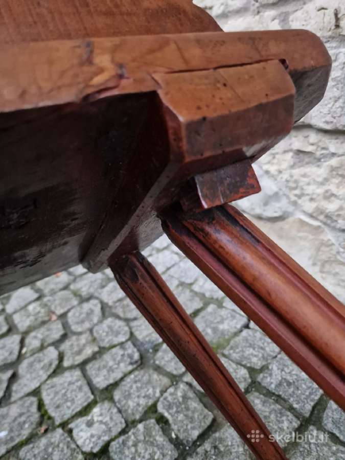 Vintažinė praeito šimtmečio folk art st.kėdė - nuotraukos Nr. 20