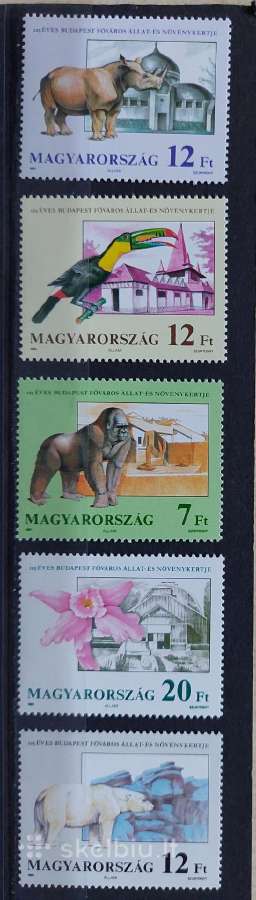 Vengrija 1991 zoologijos sodas, švarus, Michel 413