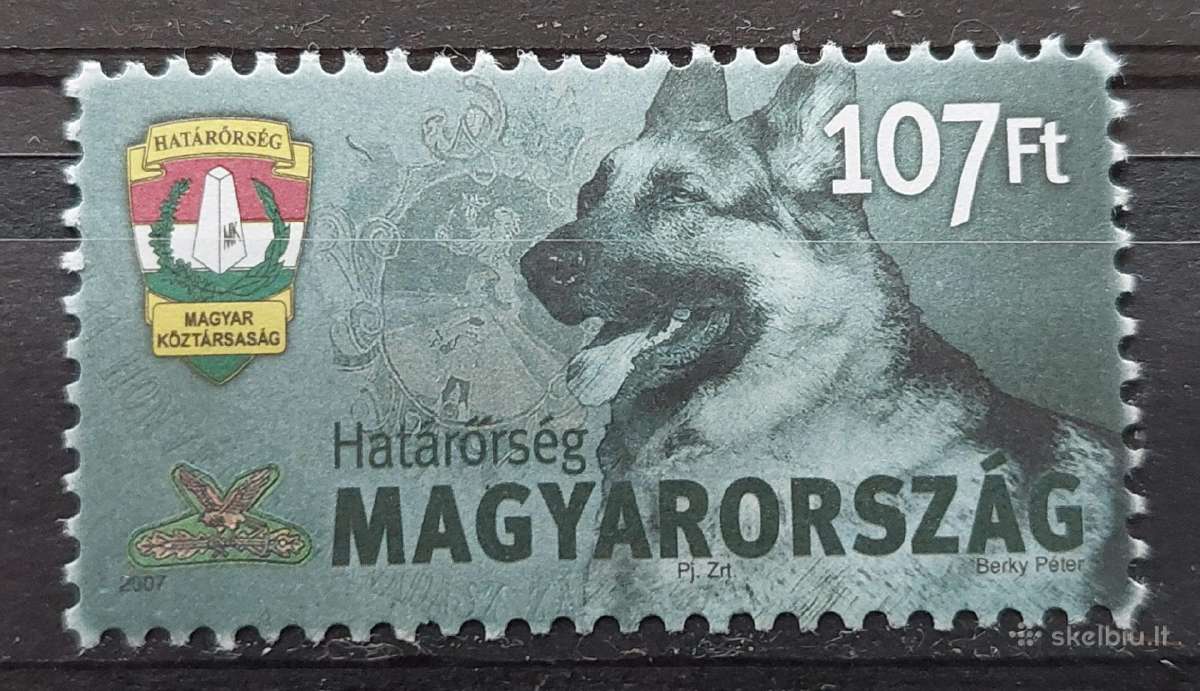 Vengrija 2007 šuo, švarus, Michel 5203